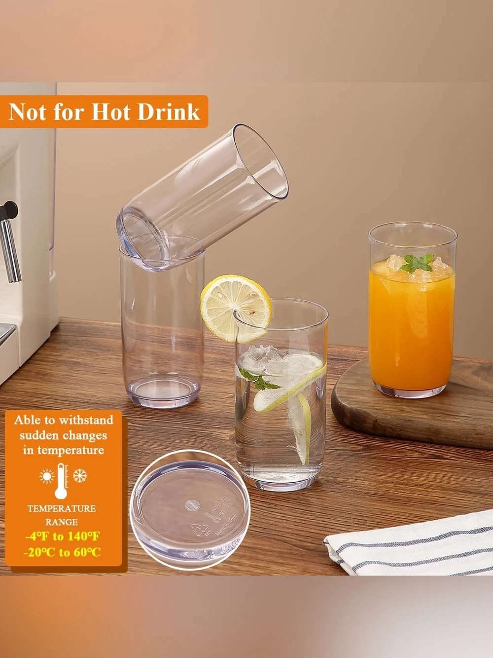 Highball Glasses Set 4pc